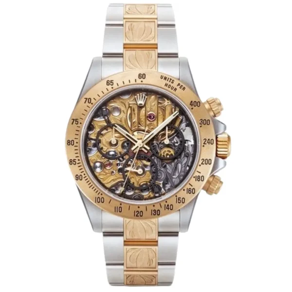 Rolex Skeleton Silver