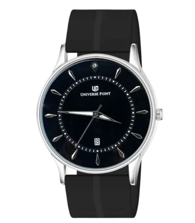 Universe Point Magnetic Lock & Silicone Rubber Straps Watch